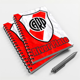 Caderno Universitário 96 fls Futebol River Plate
