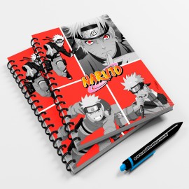 Caderno Universitário 96fls Naruto Modelo 01