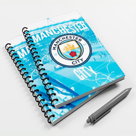 Caderno Universitrio 96 Fls Futebol Manchester City